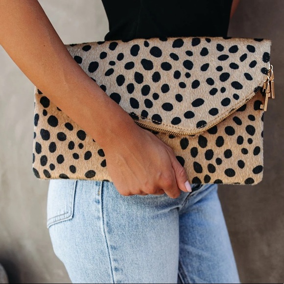 Vici Handbags - Animal Print Clutch